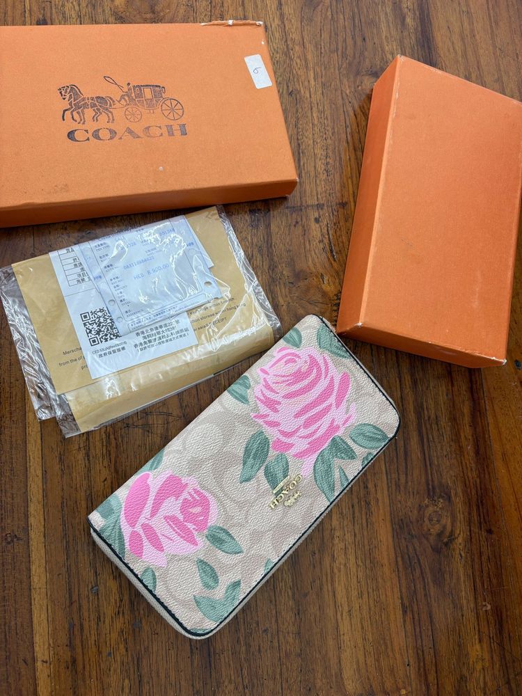 Coach Floral Wallet