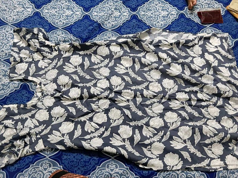 Floral Print Kurta