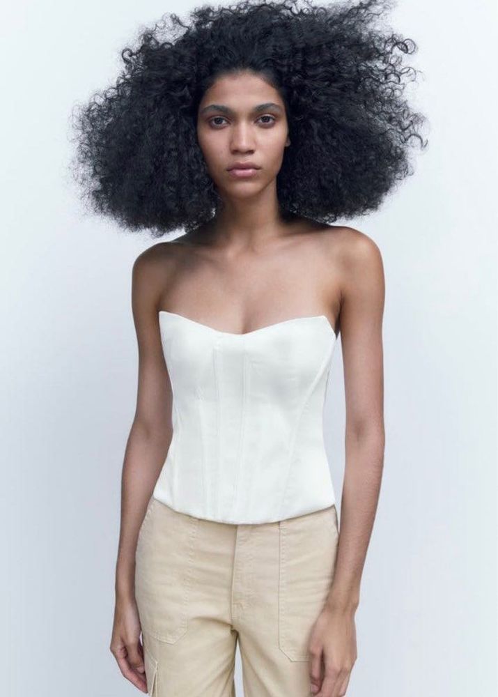 White Corset Top