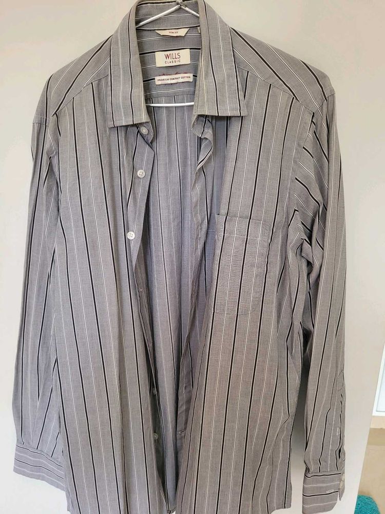 Striped Grey Shirt