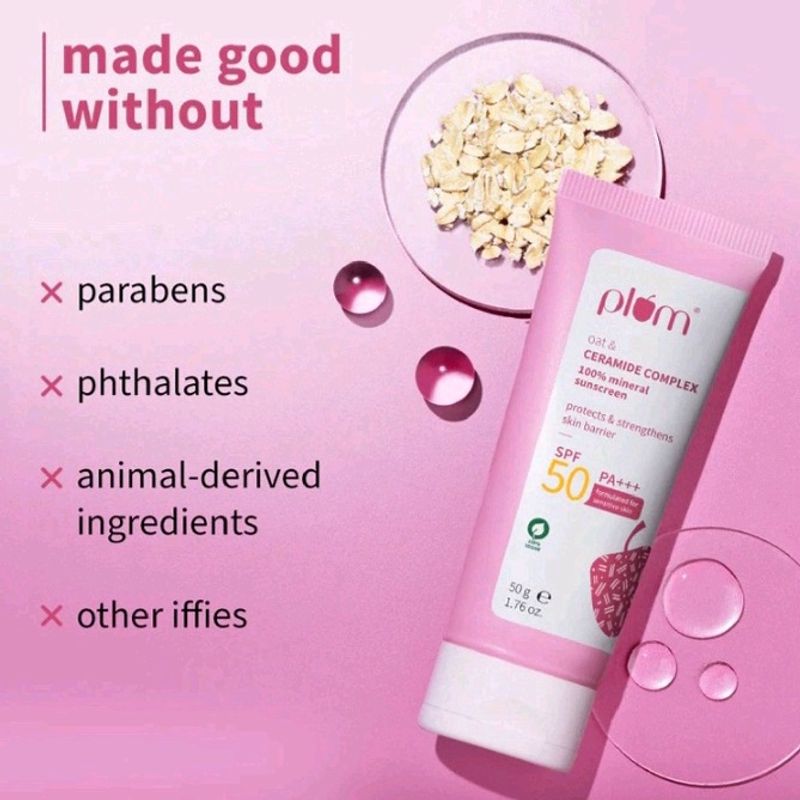 Oat &amp; Ceramide Mineral Sunscreen 50g