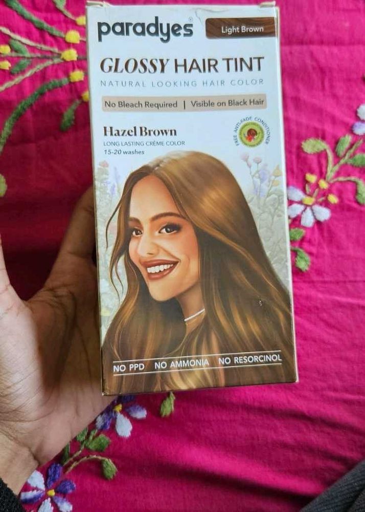 Paradye Glossy Hair Tint ~ Hazel Brown