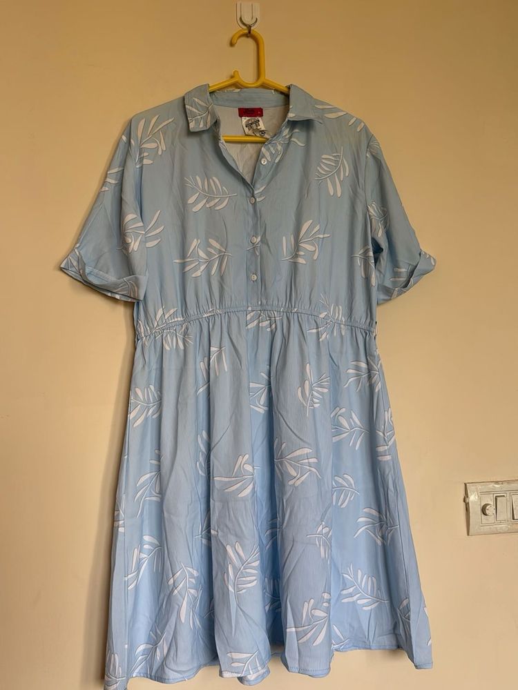 flare midi dress