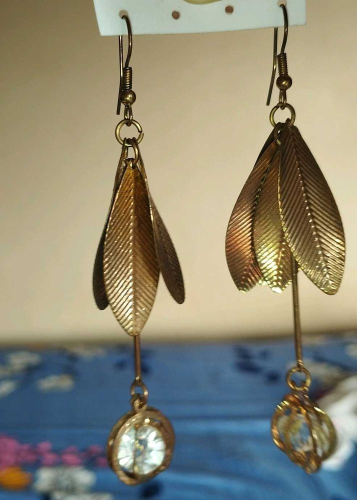 Leaf Drop Earrings