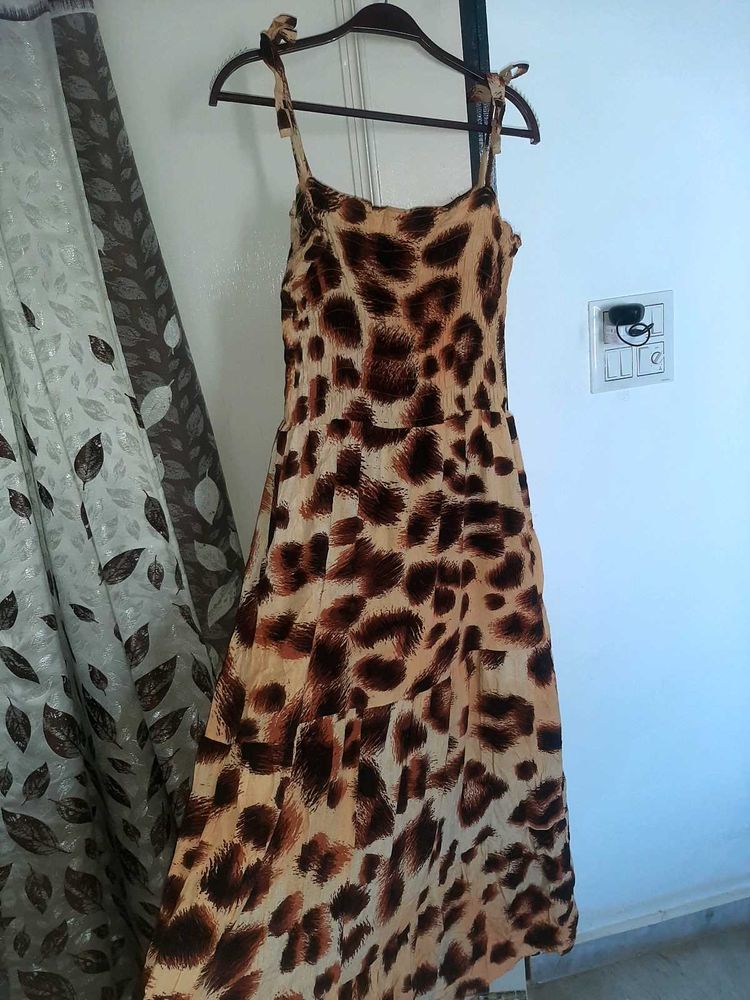 Animal Print Maxi Dress