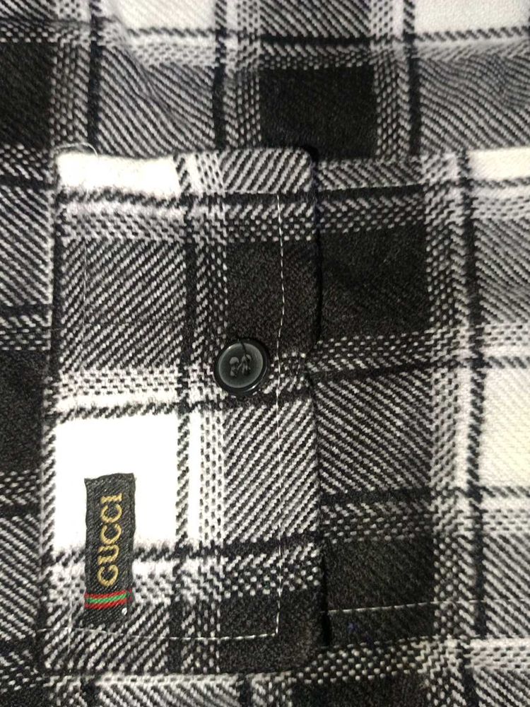 Gucci Plaid Flannel Shirt