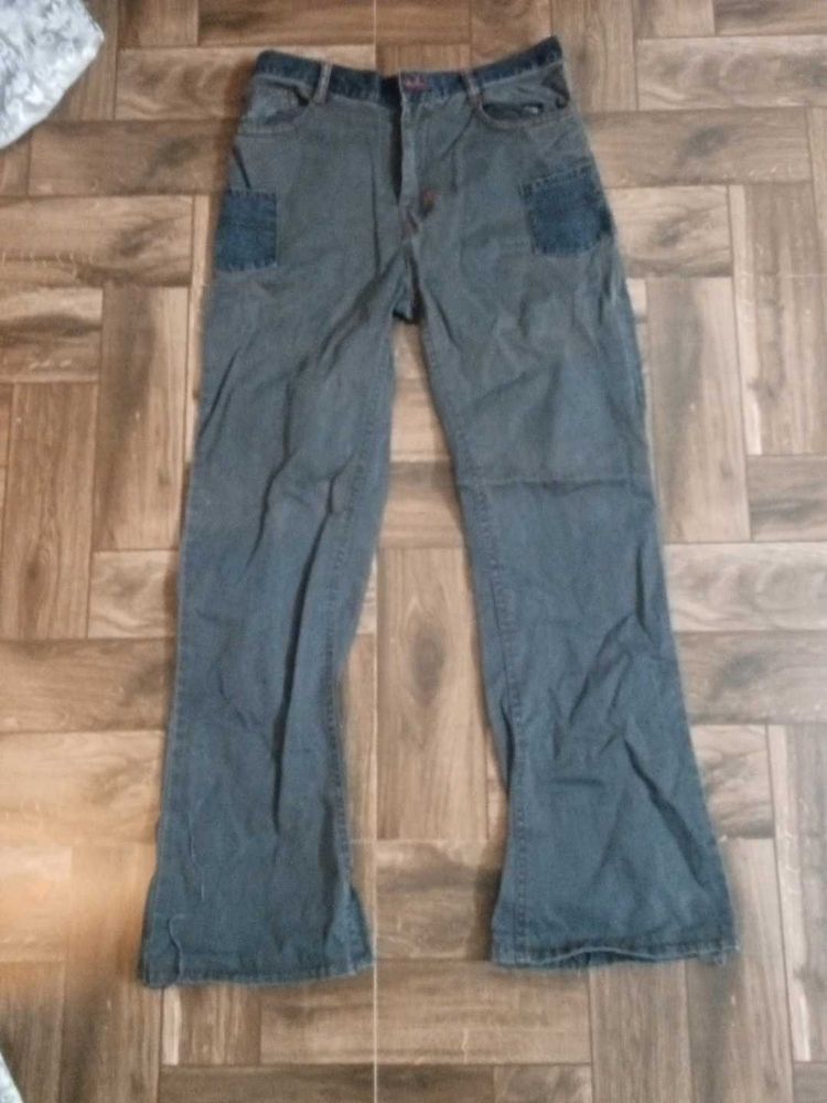 Vintage Patchwork Flare Jeans
