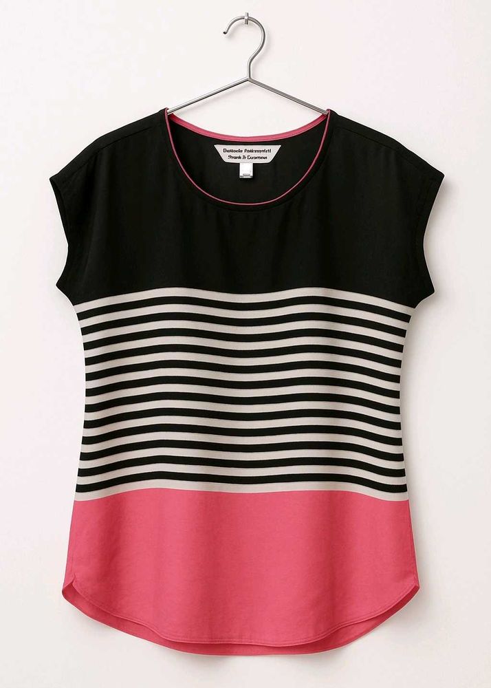 Chic Multicolour Striped Tunic