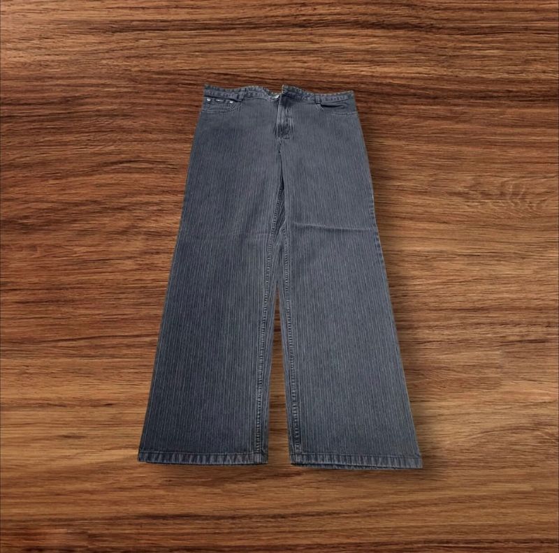 CIRCUIT BRANDED BAGGY JEANS UNISEX