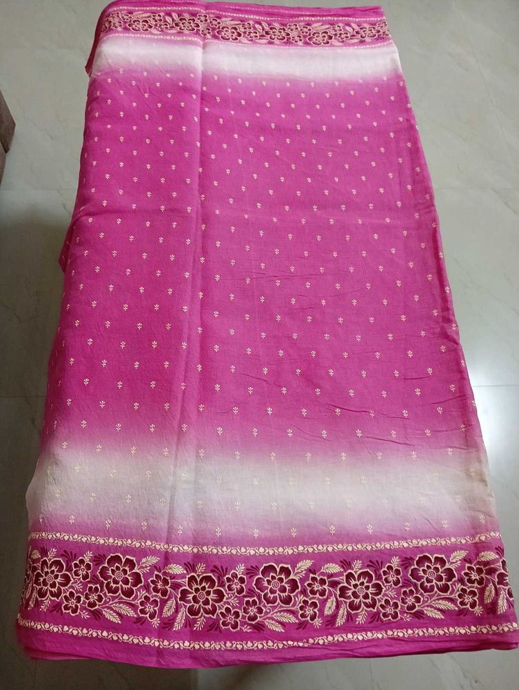 For Summer Comfortable Cotton Saree Just One Flaw