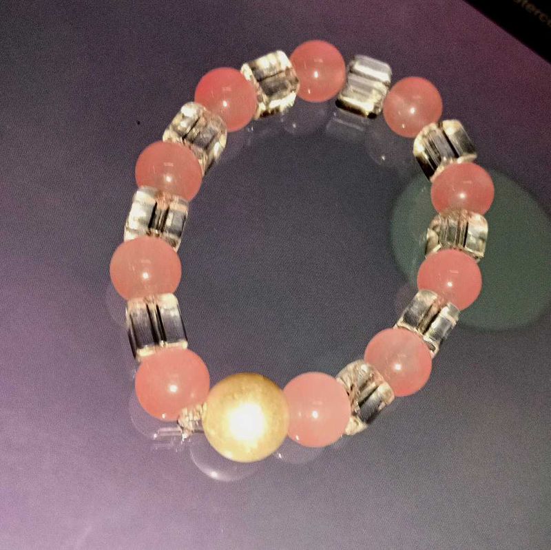 Pink Crystal Bracelet 🎀