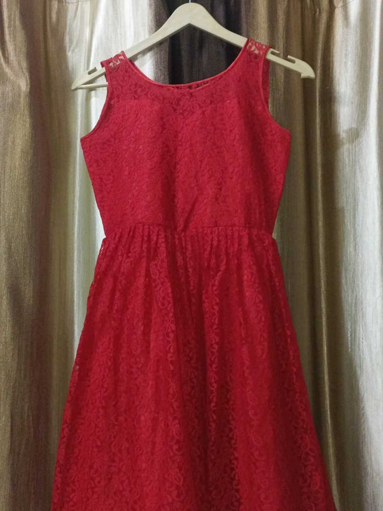Red Lace Dress