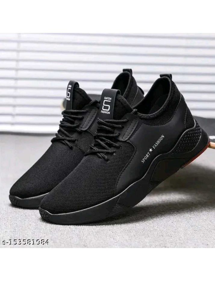 Black &#39;Sport Fashion&#39; Sneakers