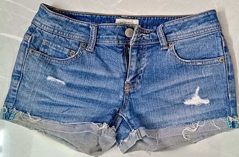 Women’s Blue Denim Shorts