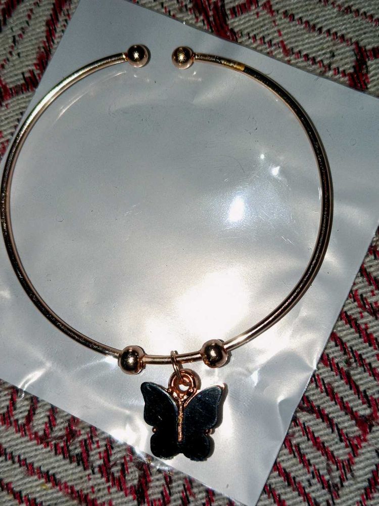 Butterfly Charm Bangle