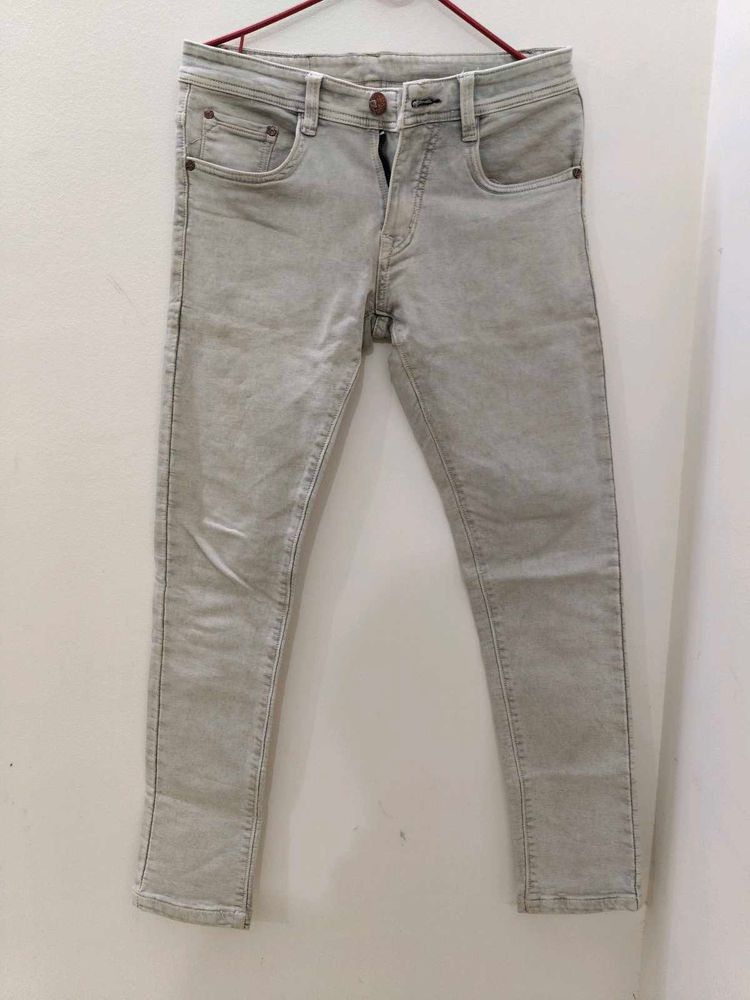 Grey Denim Jeans