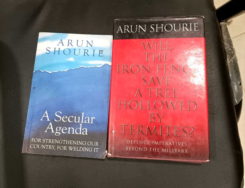Arun Shourie Books - A Secular Agenda &amp; Iron Fence