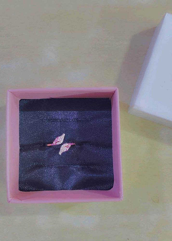 GIVA 925 Silver Rose Gold Ring