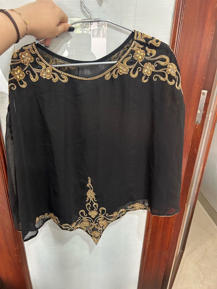 Free Size Chiffon Cape - Upto Bust 52” - Not Used