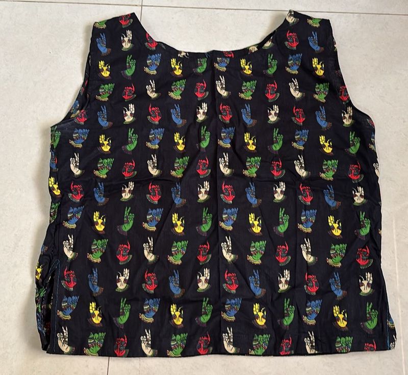 Cotton Cropped Top 🦋