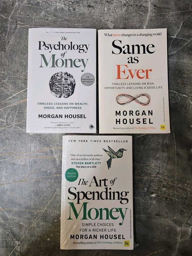 Morgan Housel Book Set (3)