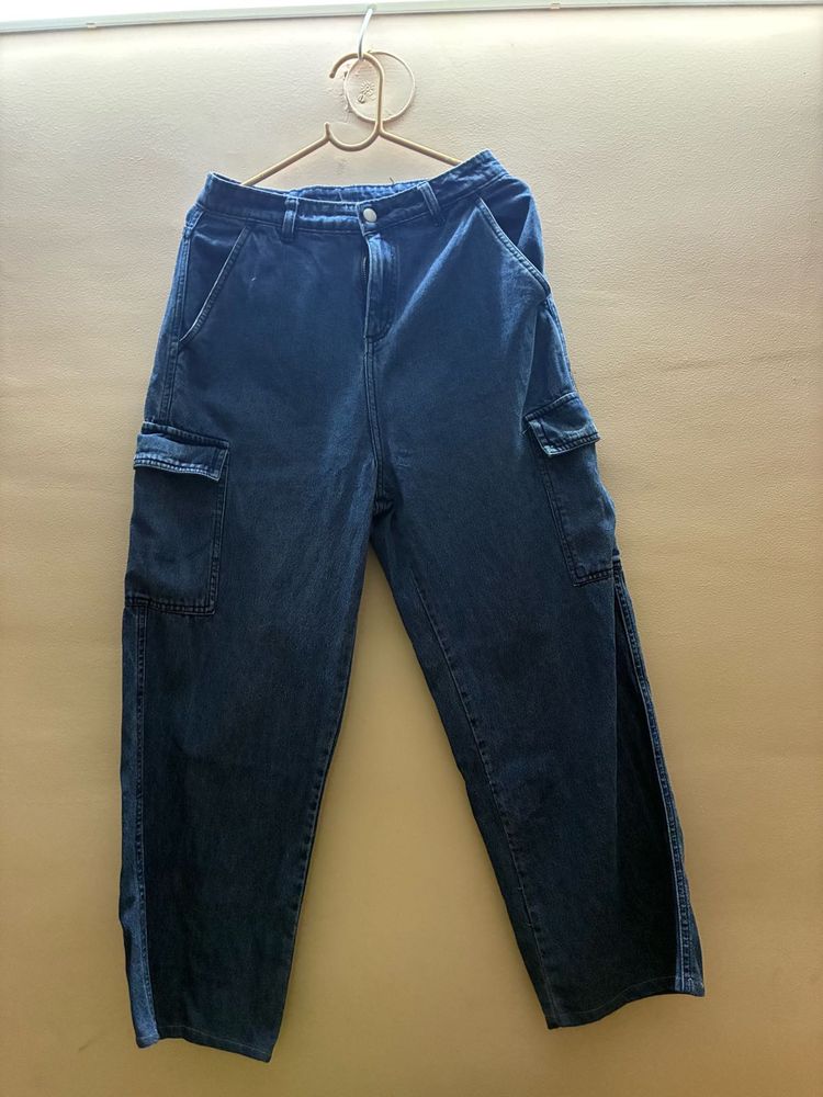 Blue Cargo Jeans
