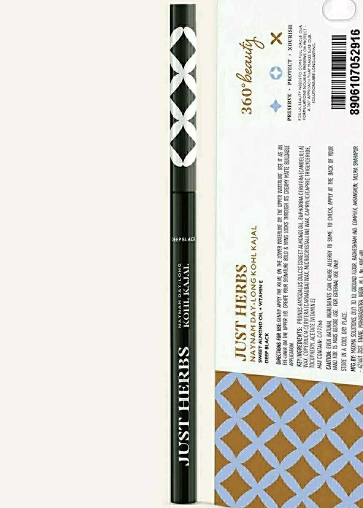 New Unused Just Herbs Kohl Kajal