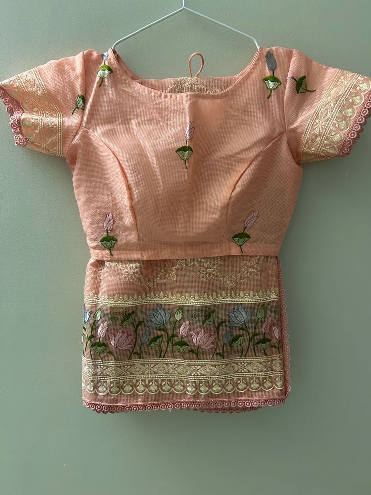 Kota embroidery saree