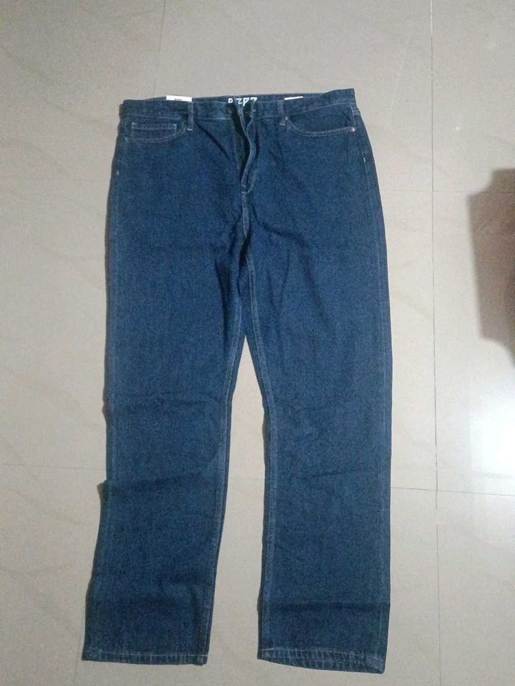 Dark Blue Denim Jeans