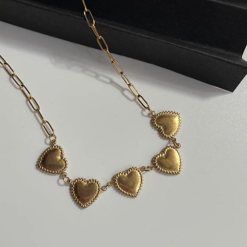 All hearts necklace Anti-tarnish