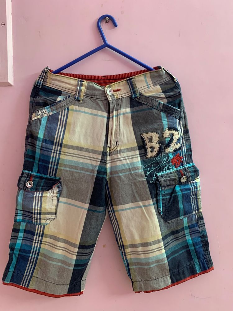 🔺🔹🔸Boys Colourblocked 3/4th Pants 👖