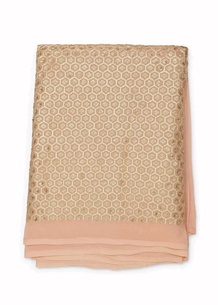Peach &amp; Gold Saree