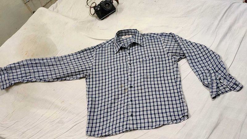 men&#39;s checked shirt