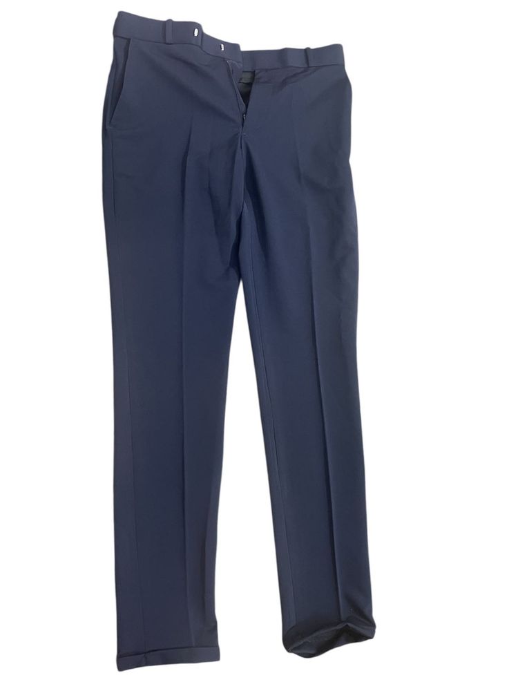 Navy Blue Slim Fit Dress Pants for Men
