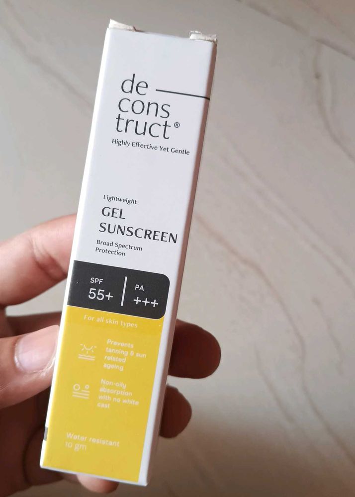 Decontruct Gel Sunscreen SPF55
