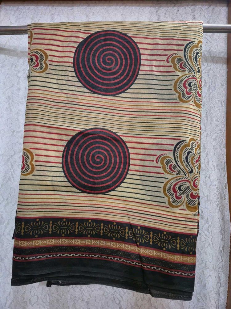 Elegant Printed Saree