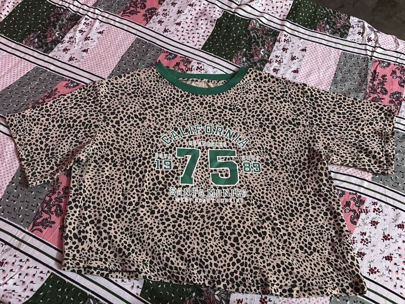 Leopard Print Tee