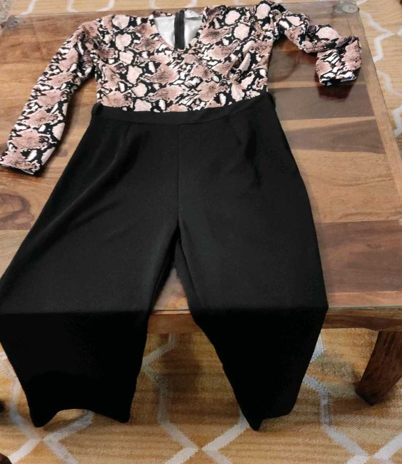 Stylish Animal Print Jumpsuit