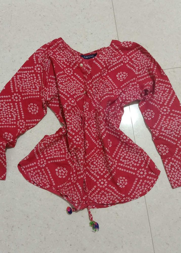 Bandhani Y2K top🌟