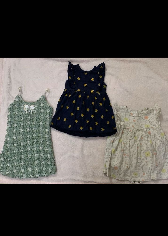 Set Of 3 Baby Dress