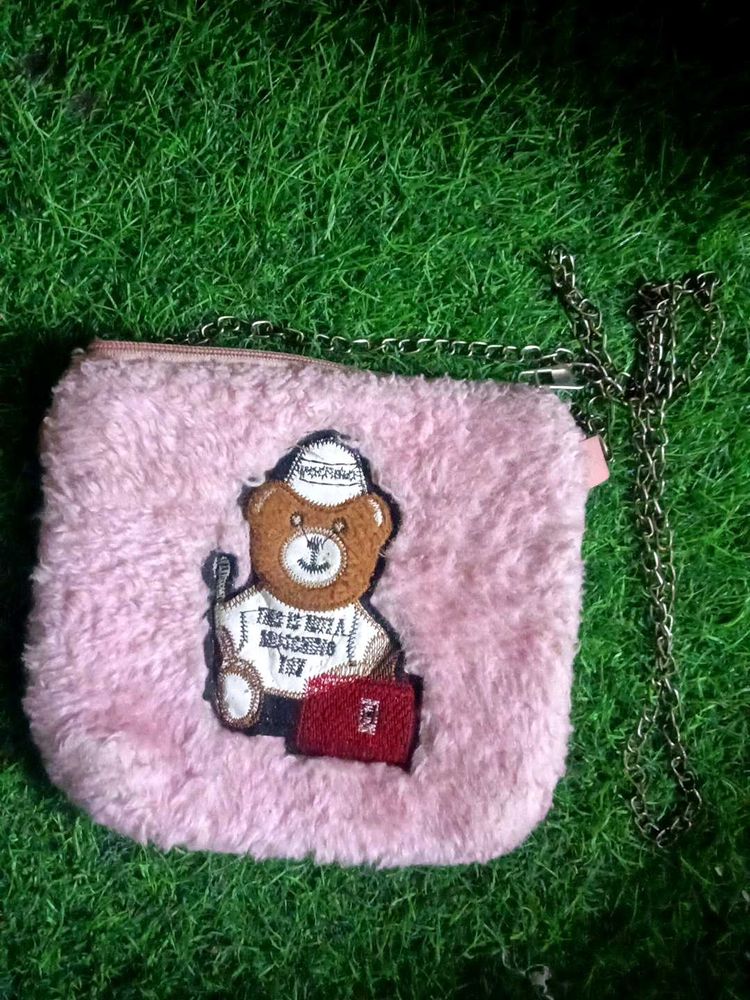 Cute Teddy Bear Crossbody Bag
