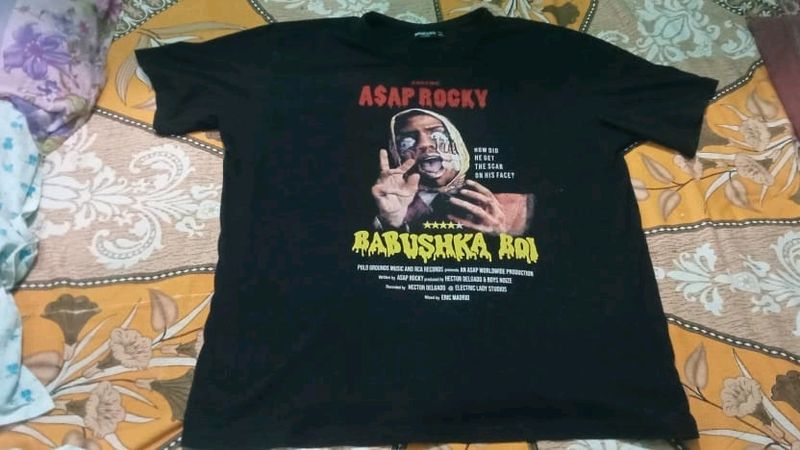 Black Oversized Bonkers Corner T Shirt