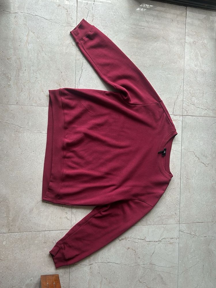 Maroon Sweatshirt - Casual &amp; Cozy