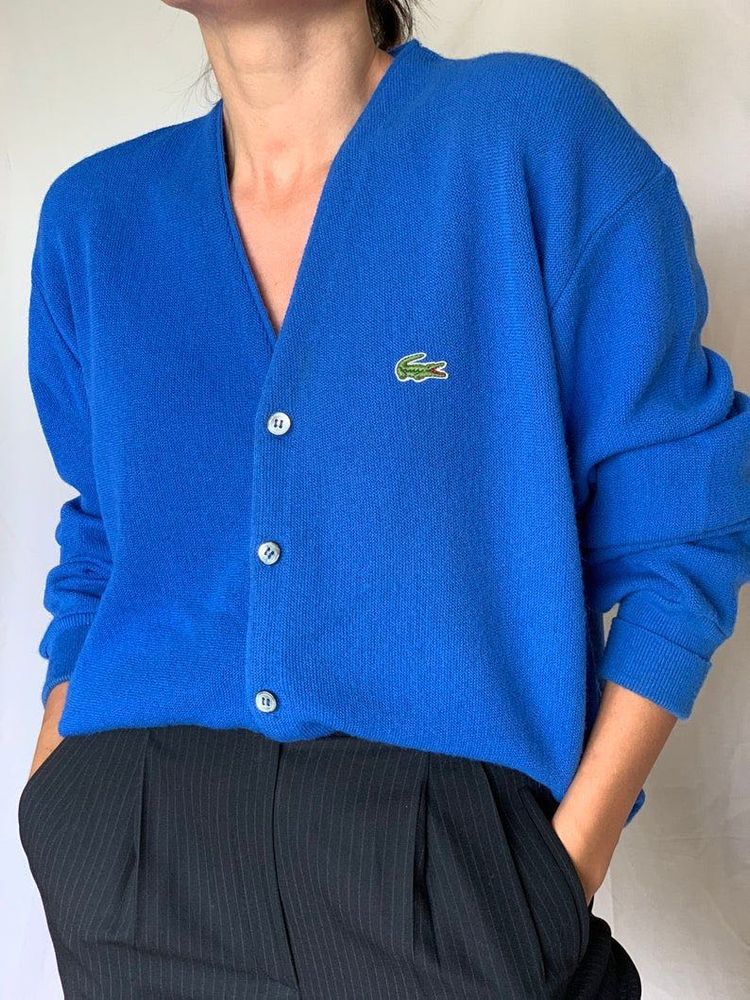 Lacoste Blue Cardigan