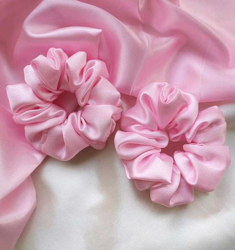 Pink Cute Scrunchies