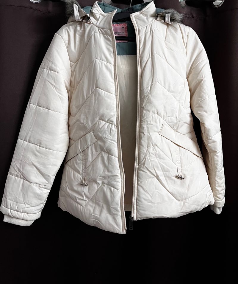 White Puffer Jacket Fort Collins
