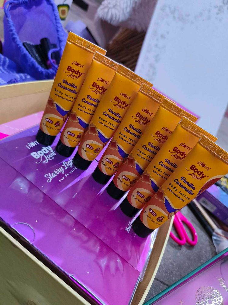Plum BodyLovin&#39; Vanilla Caramello Lotions-5 PIECES