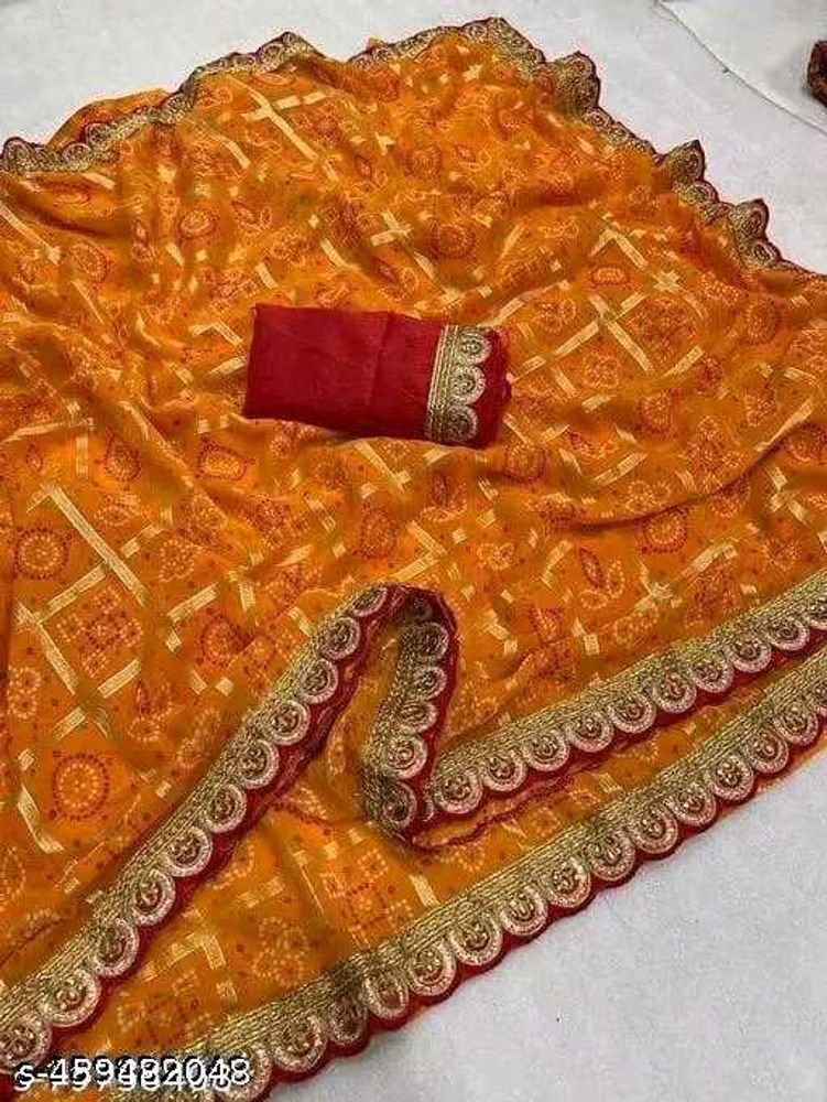 Chhath Special New Bandhani Saree