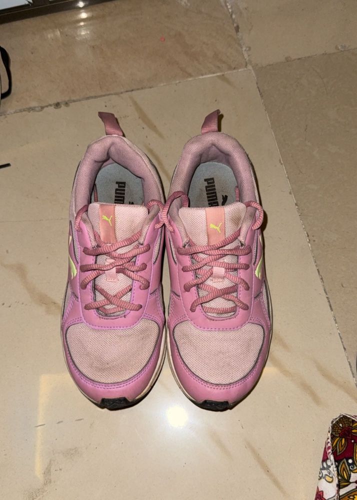 Puma Pink Running Shoes