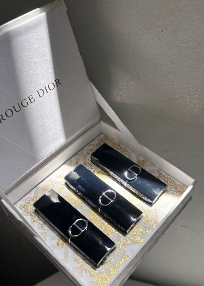 3 Mini Rouge Dior Lipsticks in a Makeup Set